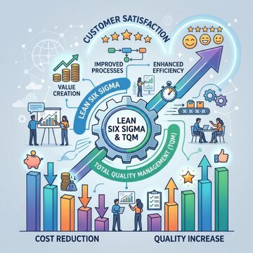 Lean Six Sigma And Total Quality Management Business Process Improvement Strategy