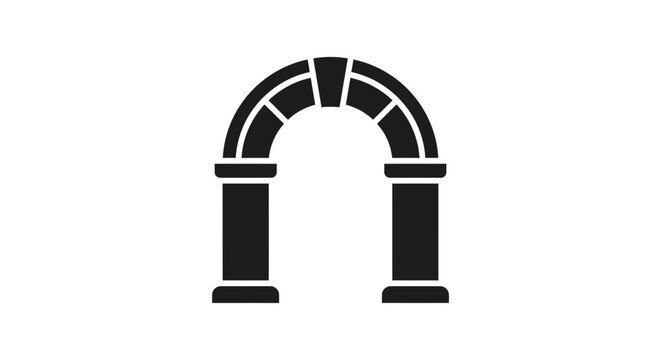 Stone Archway Vector Icon