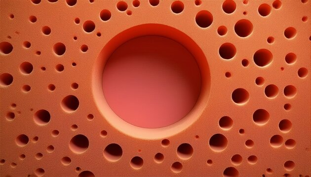 foam sponge circle hole texture