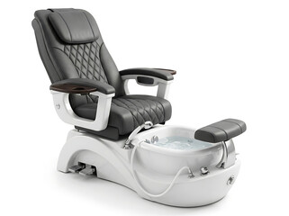 Obraz premium Luxury pedicure chair isolated on white background