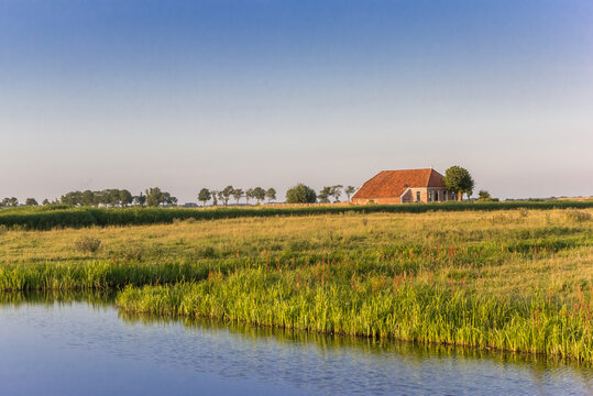 Little traditional farm in the Groningen province, Netherlands, Netherlands