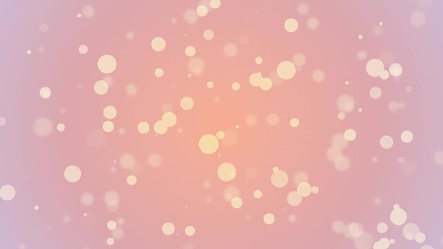 Shape circle particles fading animation gradient background