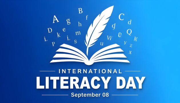 Vector illustration design concept of international literacy day observed on every september