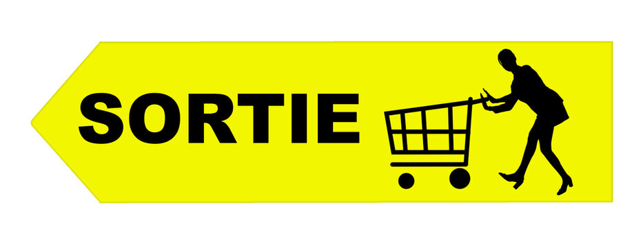 panneau sortie commerce, PNG fond transparent