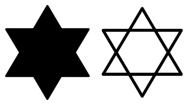 star icons collection with modern line symbols