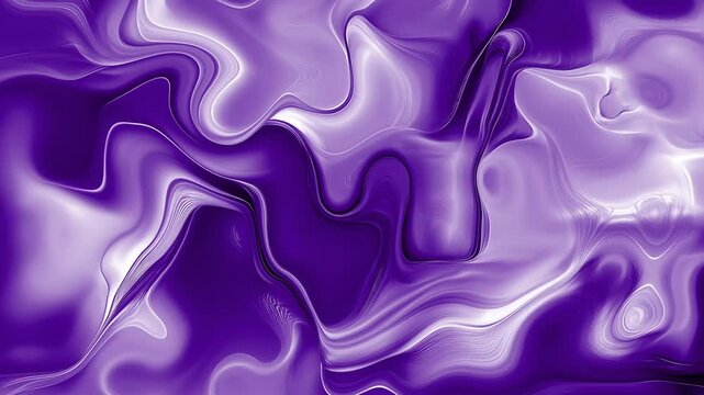 Mint and rose fluid marble abstract animation, Soft fluid abstract marble with smooth flowing contours and glossy texture