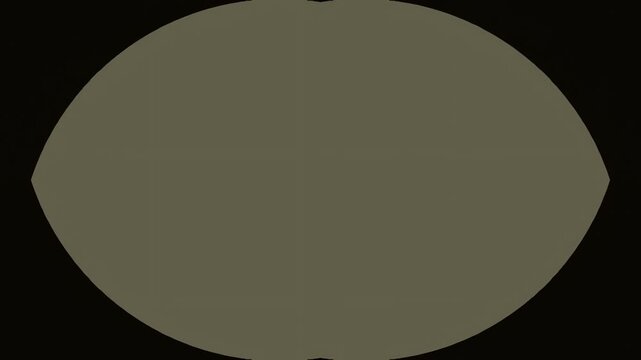 Abstract geometric shape with symmetrical oval design in dark tones