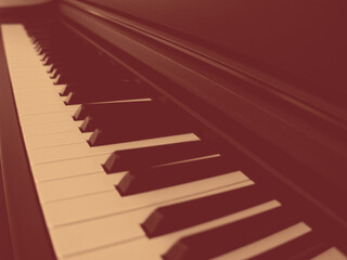 A close-up of a piano keyboard © Igor