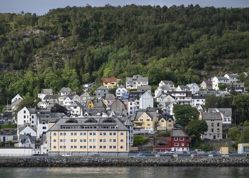 Suburb of &Aring;lesund or Alesund, M&oslash;re og Romsdal county, Norway