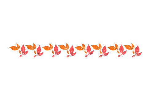 Leaves border design transparent background png
