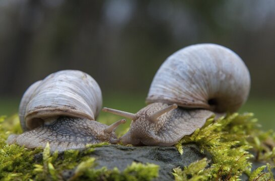 Burgundy snail, helix pomatia, roman snail, gastropod, mollusca, molluscs, snails, snails, molluscs