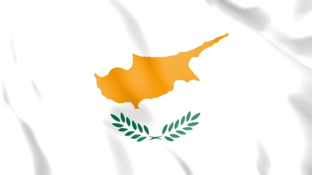 Cyprus Flag Loop animation