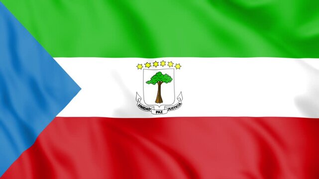 Equatorial Guinea Flag Loop animation
