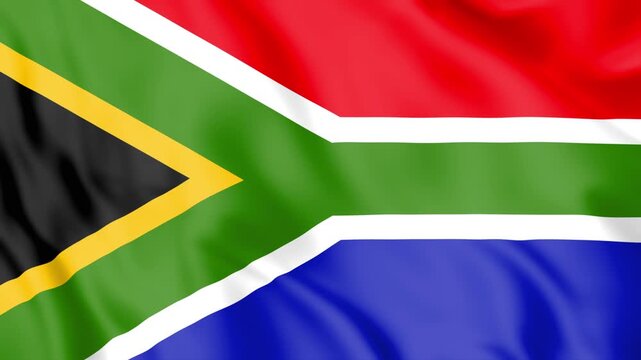 South Africa Flag Loop animation