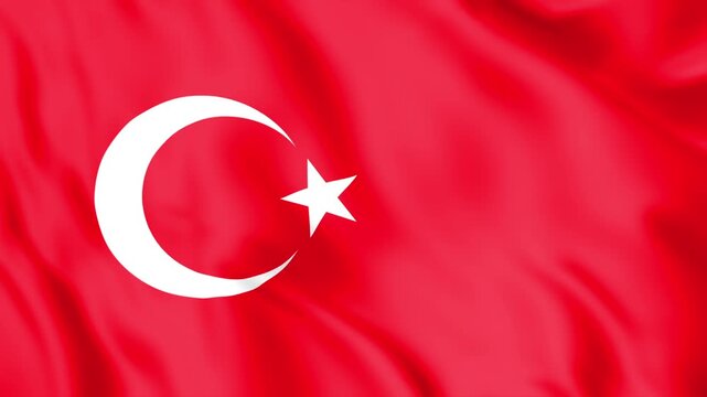 Turkey Flag Loop animation