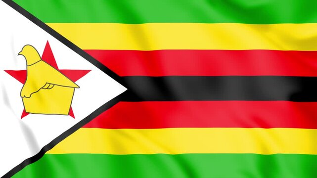 Zimbabwe Flag Loop animation