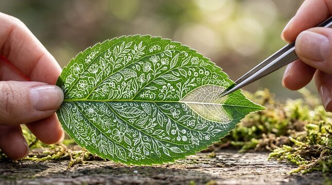 The Art of Leaf Carving: Transforming Foliage into Fine Botanical Art