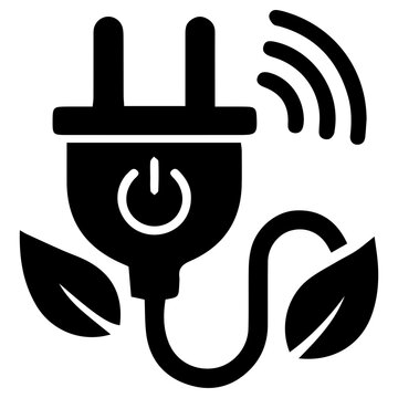 smart plug Glyph Icon
