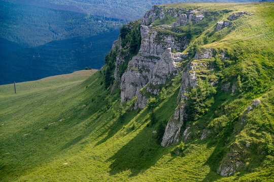 view from the Bucegi mountain - Romania