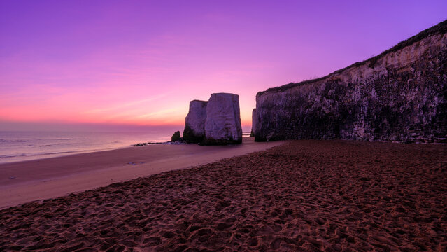 Sunrise on Botany Bay, Margate, Kent