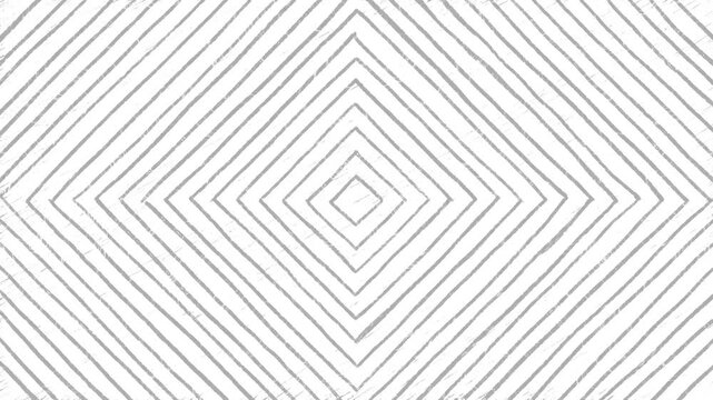 Grayscale Hand Drawn Diamond Pattern Animated Background