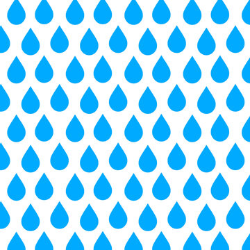 seamless pattern with water drops