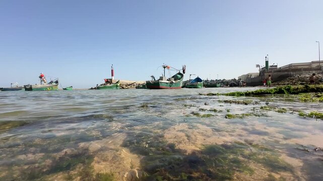 Fishing Boats in Essouiria Kadima, Safi, Morocco