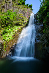 Obraz premium Natural Scenery of Tianji Longmen Scenic Area, Qujiang, Quzhou, Zhejiang, China