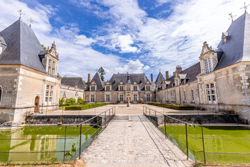Obraz premium Villesavin castle, loire valley, france, exteriors