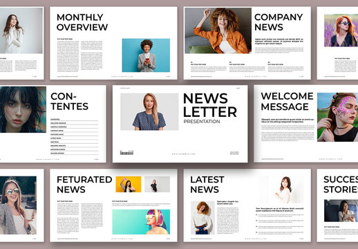 Newsletter Presentation Template