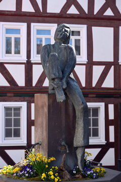 Skulptur in Lauterbach, Hessen