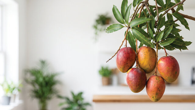Willard Mangoes in USA Home for Natural Fruit Advertising Photography Style