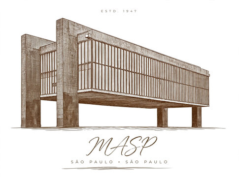 Museu de Arte de S&atilde;o Paulo Assis Chateaubriand (Postal)
