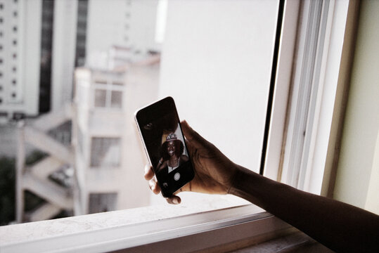 Selfie On Phone