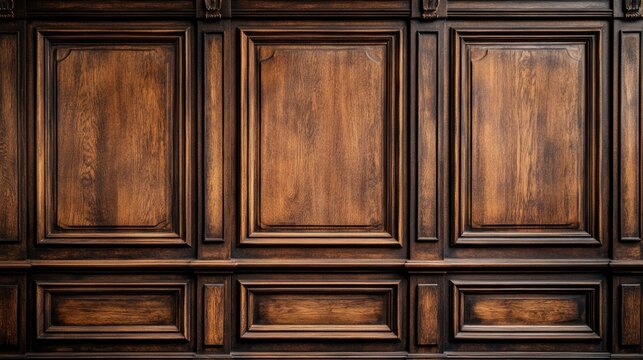 Wooden wall paneling background