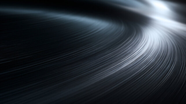 Macro Close Up of Vinyl Record Grooves Abstract Texture