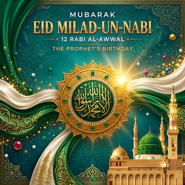 Eid Milad Ul Nabi Elegant Marketing Banner