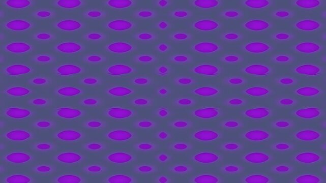 Abstract purple and blue geometric pattern with oval shapes