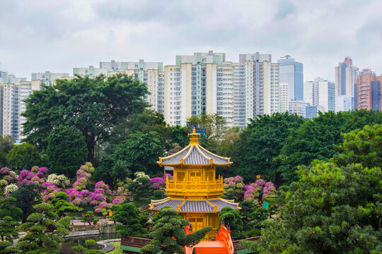 Nan Lian garden in Hong Kong, China