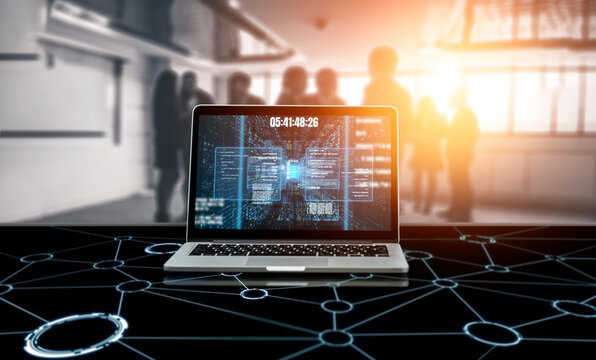 Software development or programming work with coding screen of various programming languages like HTML, , , and C brisk for new application development