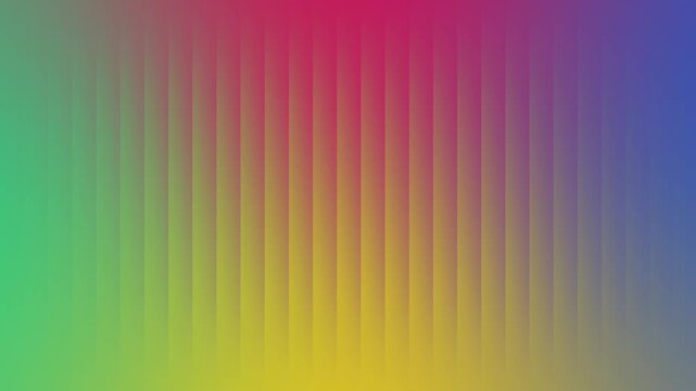 Abstract motion background with flowing vertical stripes and vibrant color shifts creates fluid gradient pattern for modern digital art presentation aesthetics.