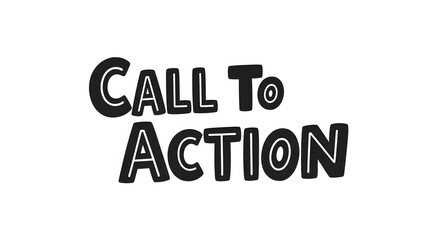 Call to Action Text Graphic. © afriysw