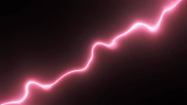 Soft rose-pink plasma drifts diagonally across deep black, trailing luminous tendrils with gentle glow and elegant cinematic motion in a dreamy minimalist abstract composition.