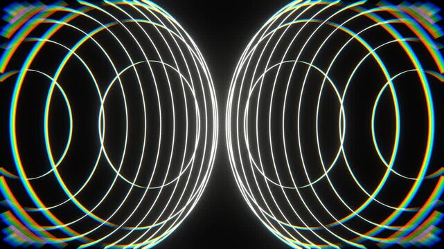 White Endless Underrated Path Background VJ Loop in 4K