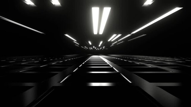 White Strobe Behind Bars Background VJ Loop in 4K