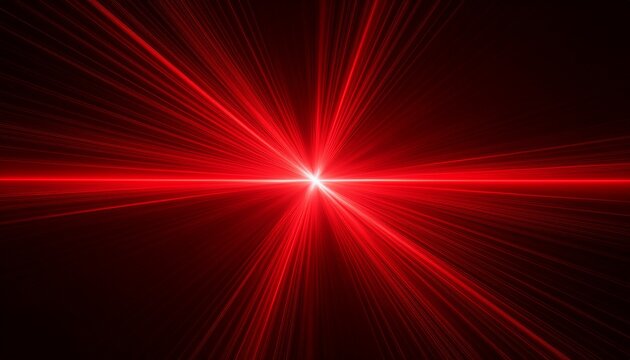 red light flare laser flash light streak ray