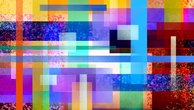 Vivid abstract color pattern
