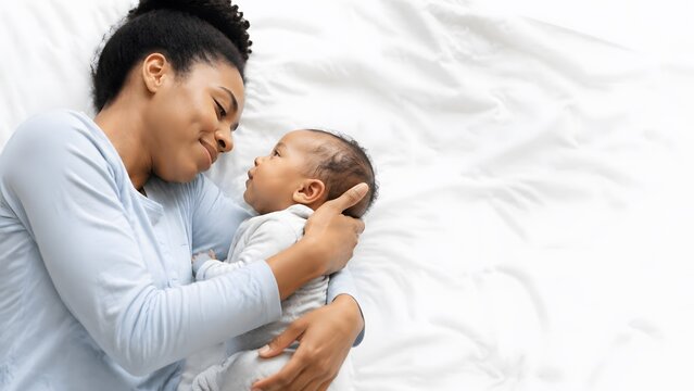 Loving parent bonding and hugging their cute child with exquisite detail