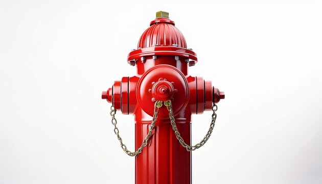 a fire hydrant isolated on a white background
