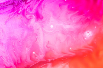 Fototapeta premium Abstract flow of liquid paints in mix
